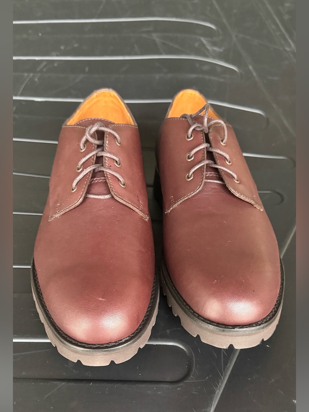 J. Crew Men's Brown Leather Derby Shoes